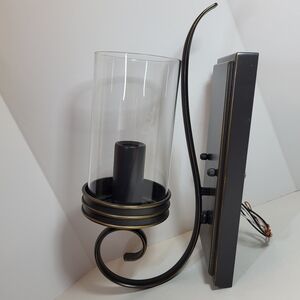 Kichler Diana Olde Bronze Wall SCONCE 1 Light Glass Shade 14"x7"x4.75" Indoor